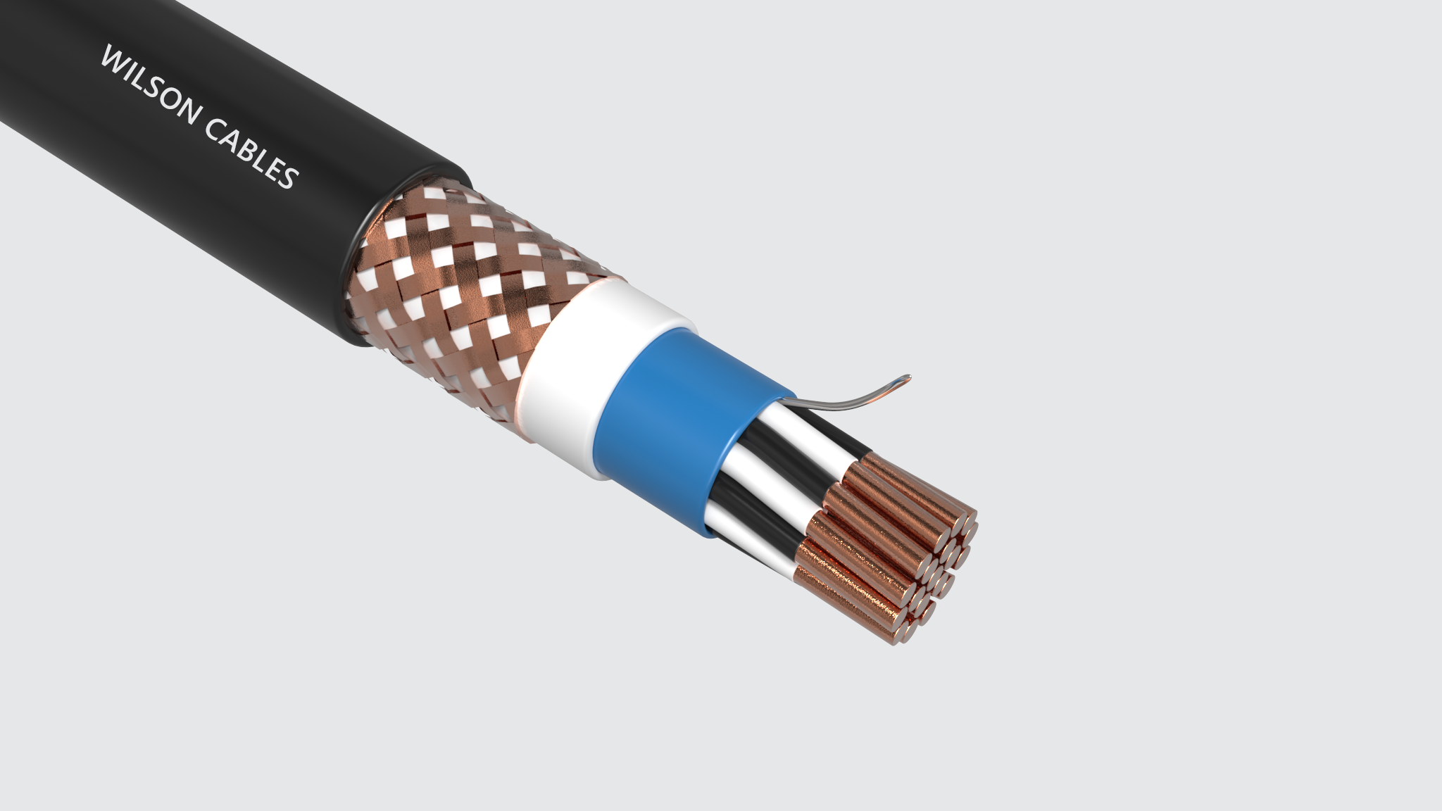 MIC-200Q (SST) / MIC-200C (SST) LSOH Sheathed Shipboard Braided Instrumentation Cables